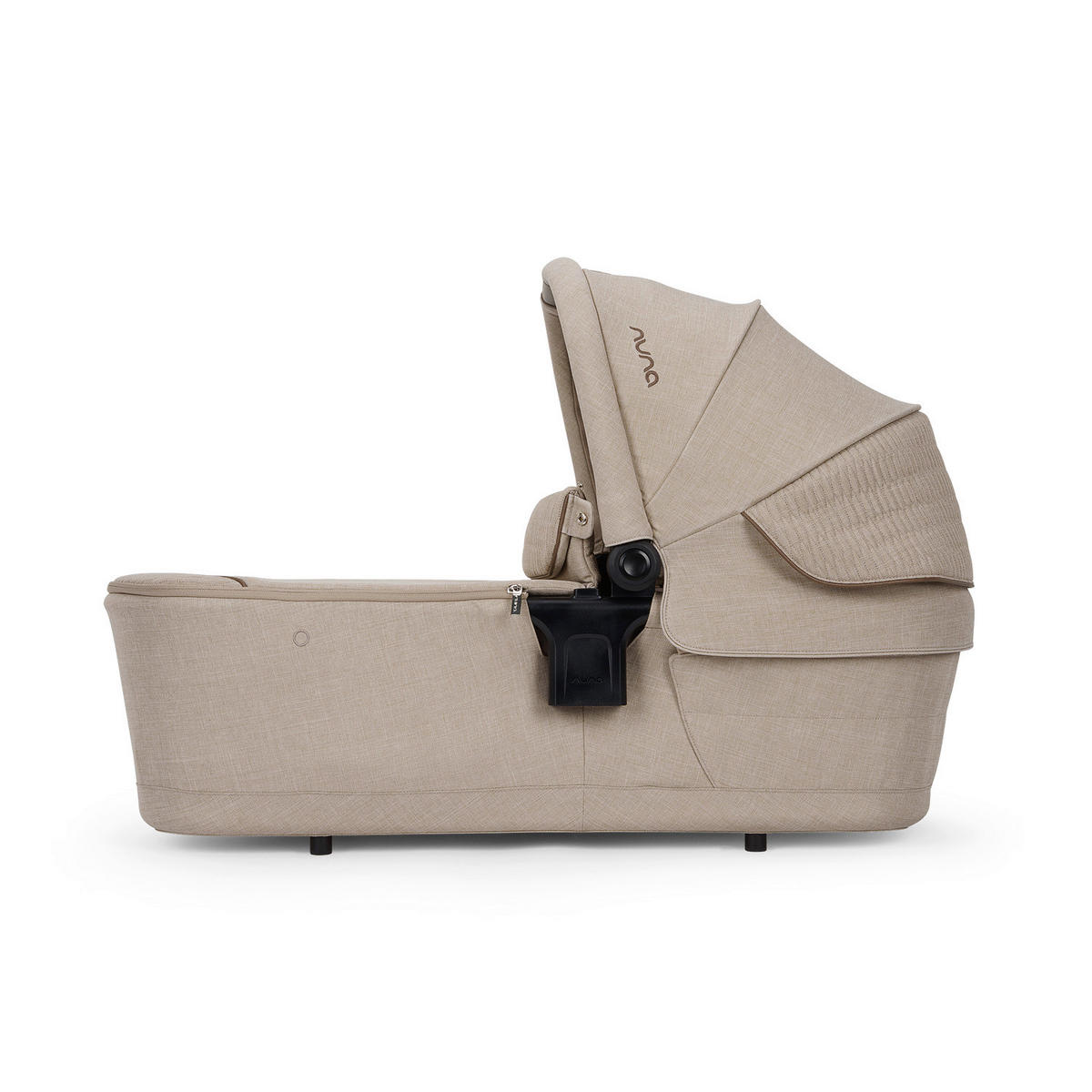 KINDERWAGENSET TRIV lx  - Sandfarben/Schwarz, Basics, Kunststoff/Metall (58/109/93,5cm) - Nuna