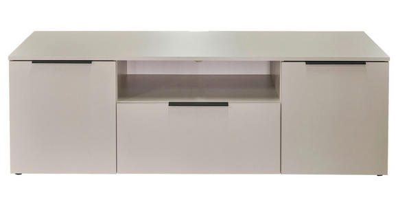 LOWBOARD  160/51,7/50 cm  Beimöbel erhältlich, stehend  - Kaschmir/Schwarz, KONVENTIONELL, Holzwerkstoff/Kunststoff (160/51,7/50cm) - Xora