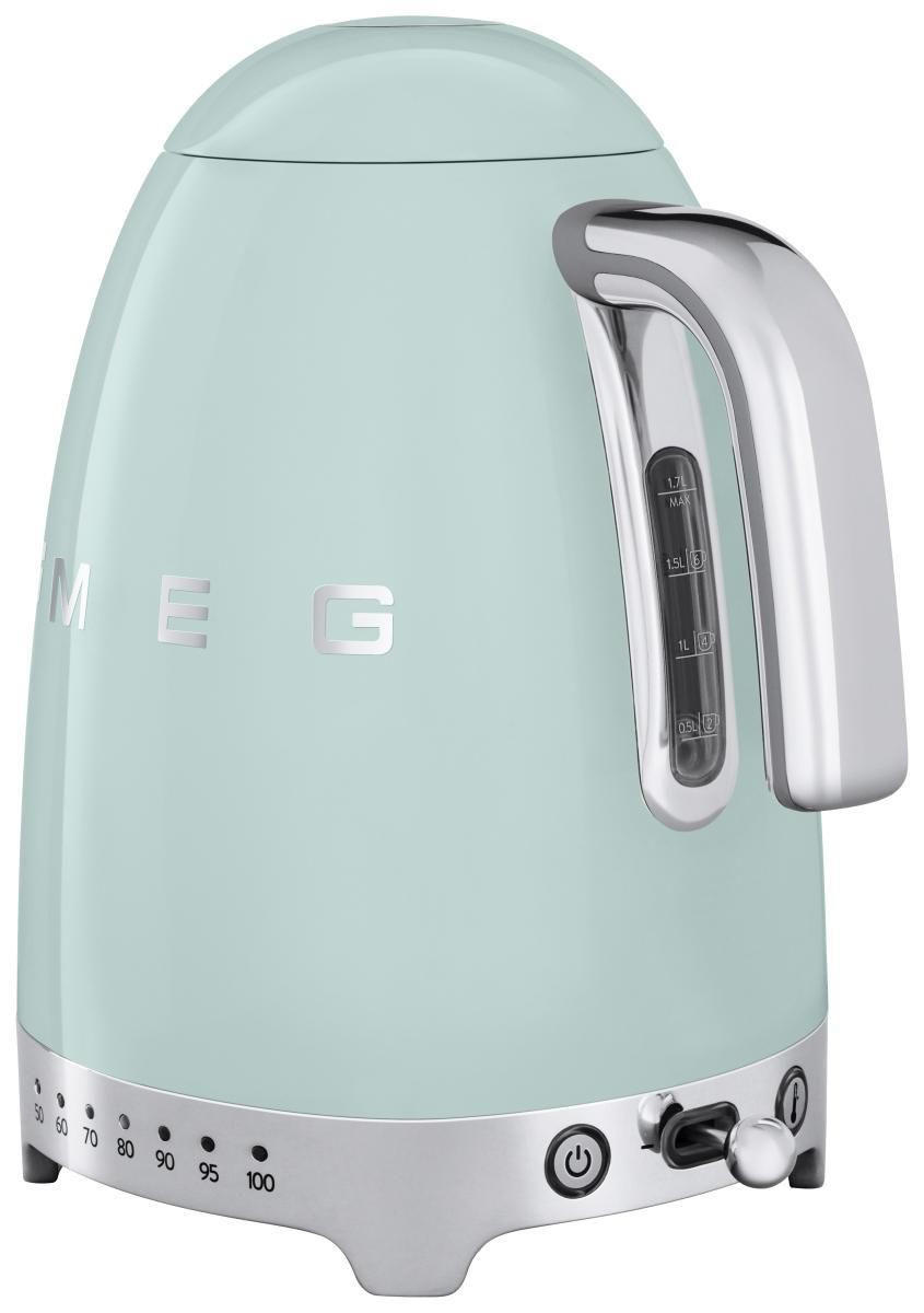 WASSERKOCHER 50´s Style 1,7 L  - Hellgrün, Design, Metall (22,3/28/17,1cm) - SMEG