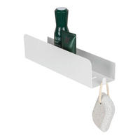 DUSCHABLAGE - Weiß, MODERN, Metall (30,5/8/8,5cm) - Mömax
