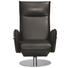 RELAXSESSEL in Leder Dunkelbraun - Edelstahlfarben/Dunkelbraun, KONVENTIONELL, Leder/Metall (74/115/92-178cm) - Erpo RELAXSESSEL in Leder Dunkelbraun - Edelstahlfarben/Dunkelbraun, KONVENTIONELL, Leder/Metall (74/115/92-178cm) - Erpo
