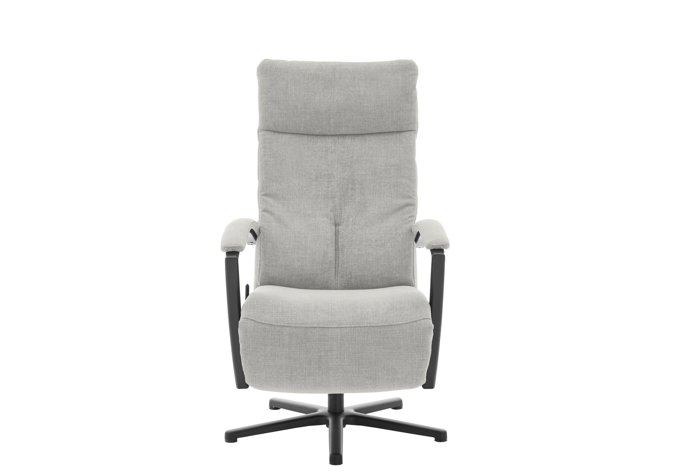 RELAXSESSEL in Textil Ecru  - Ecru/Schwarz, Design, Textil/Metall (76/110/83cm) - Beldomo Speed