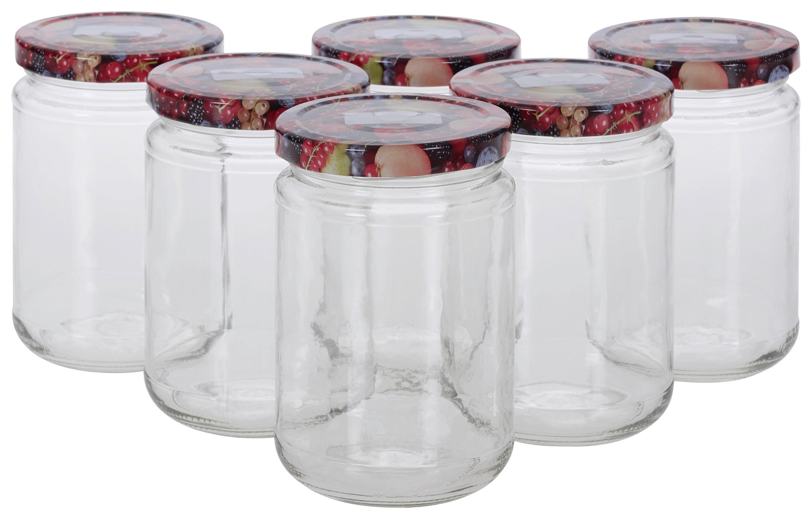 EINMACHGLAS-SET - Basics, Glas/Metall (23/15/12cm)