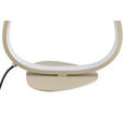 LED-TISCHLEUCHTE   - Sandfarben, Design, Kunststoff/Metall (22,6l) - Novel