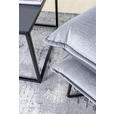 SESSEL in Velours Grau  - Schwarz/Grau, Design, Textil/Metall (72/84/90cm) - Hom`in