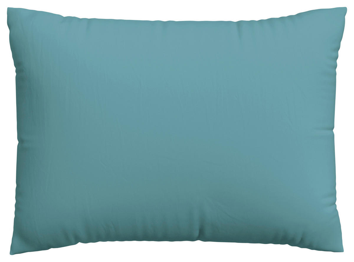 KOPFPOLSTERBEZUG KNITTED JERSEY 70/90 cm  - Pastellblau, Basics, Textil (70/90cm) - Schlafgut