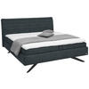 POLSTERBETT 180/200 cm  in Dunkelblau, Dunkelgrau  - Weiss/Dunkelgrau, Design, Holzwerkstoff/Kunststoff (180/200cm) - Dieter Knoll