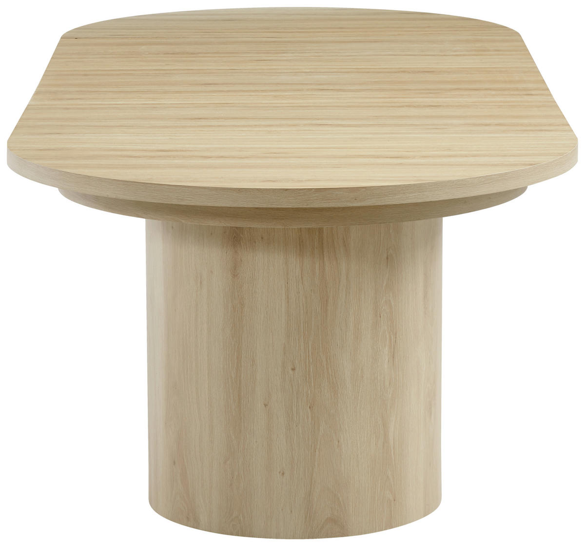 ESSTISCH 115-268/115/76 cm Nachbildung  Holzwerkstoff ausziehbar oval Eichefarben  - Eichefarben, MODERN, Holzwerkstoff (115-268/115/76cm) - P & B