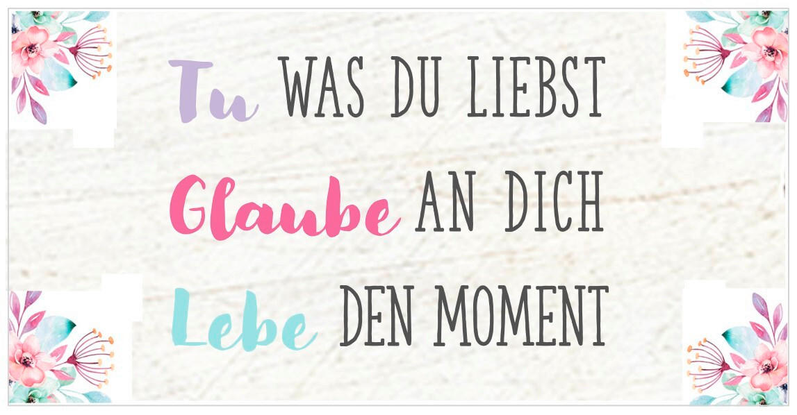 DEKOPANEEL Text  - Multicolor, Basics, Holz (20/40/0,3cm) - Euroart