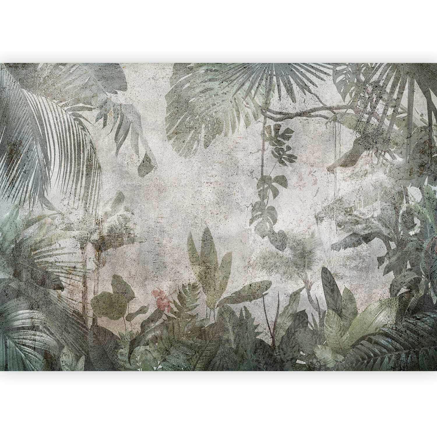 FOTOTAPETE  - Waldgrün/Grau, LIFESTYLE, Textil (250/175cm) - artgeist