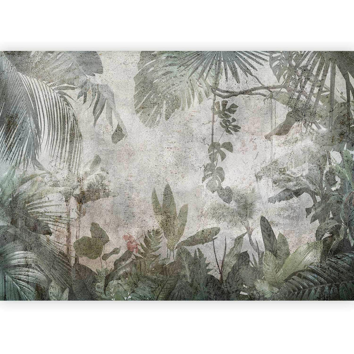 FOTOTAPETE  - Waldgrün/Grau, LIFESTYLE, Textil (250/175cm) - artgeist