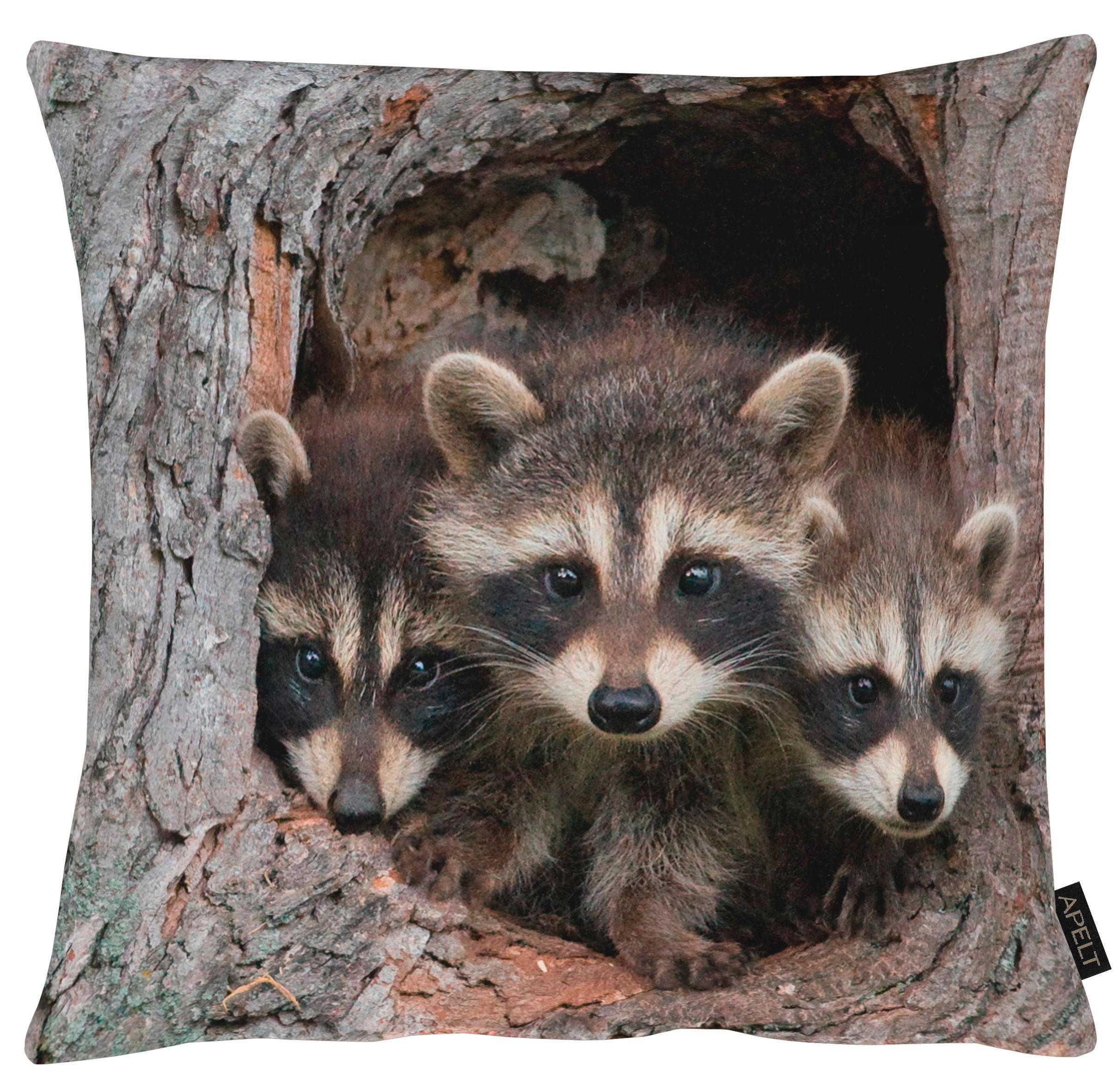 KISSENHÜLLE Chalet Style 46/46 cm  - Braun, Basics, Textil (46/46cm) - Novel