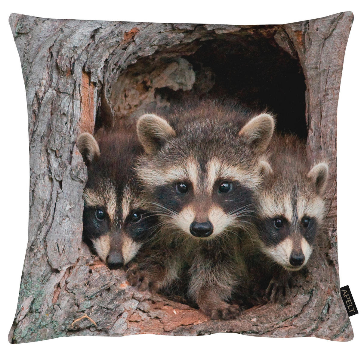 KISSENHÜLLE Chalet Style 46/46 cm  - Braun, Basics, Textil (46/46cm) - Novel