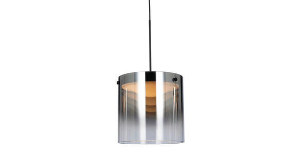 LED-HÄNGELEUCHTE Baia 40/180 cm   - Schwarz, Design, Glas/Metall (40/180cm) - Dieter Knoll