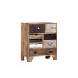 KOMMODE  in 70/80/35 cm  - Dunkelbraun/Messingfarben, Design, Holz/Metall (70/80/35cm) - Landscape