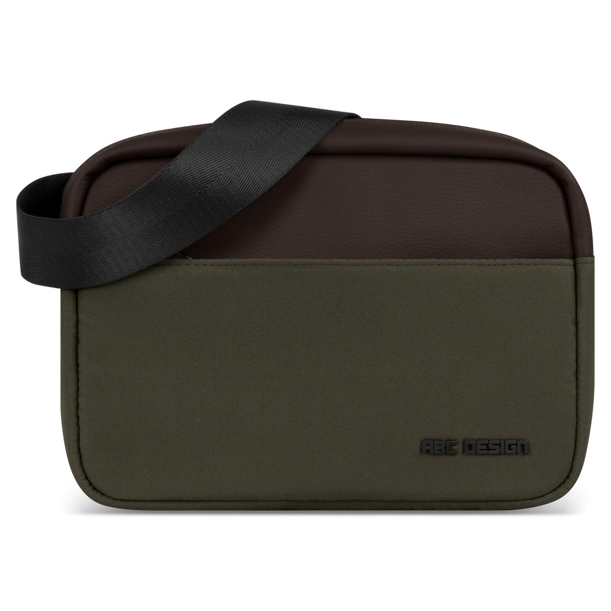 SCHULTERTASCHE - Olivgrün, Basics, Textil (6/22,5/15cm) - ABC Design