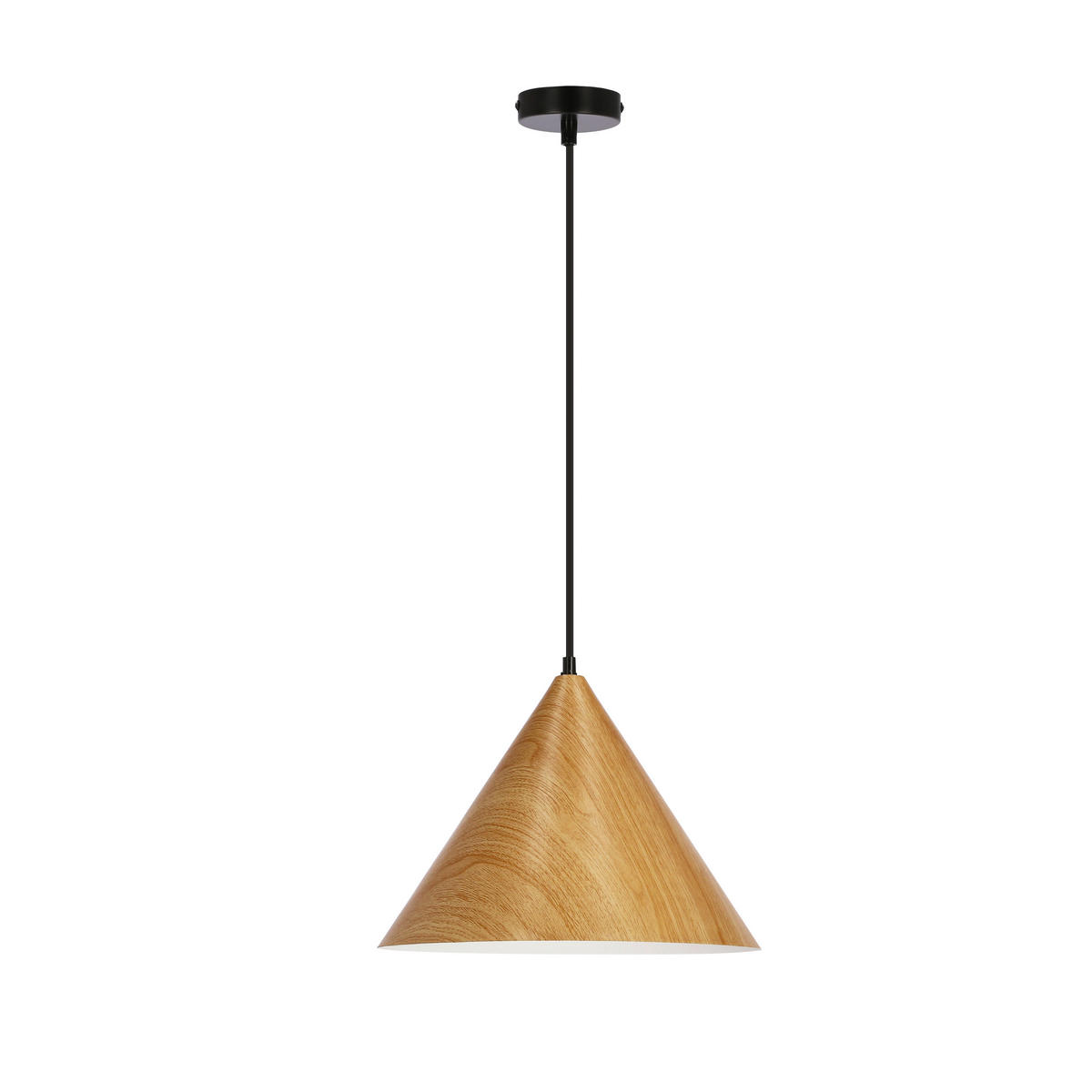 HÄNGLAMPA Dunca 32/32/115 cm  - honungsek/svart, Basics, metall (32/32/115cm)