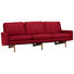 DREISITZER-SOFA in Textil Rot - Rot, Design, Holz/Textil (216/76/76cm) DREISITZER-SOFA in Textil Rot - Rot, Design, Holz/Textil (216/76/76cm)