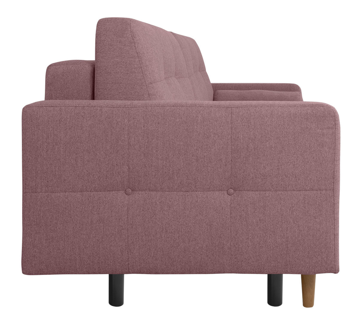 SCHLAFSOFA in Beere  - Beere/Buchefarben, Design, Holz/Textil (222/93/99cm) - MID.YOU