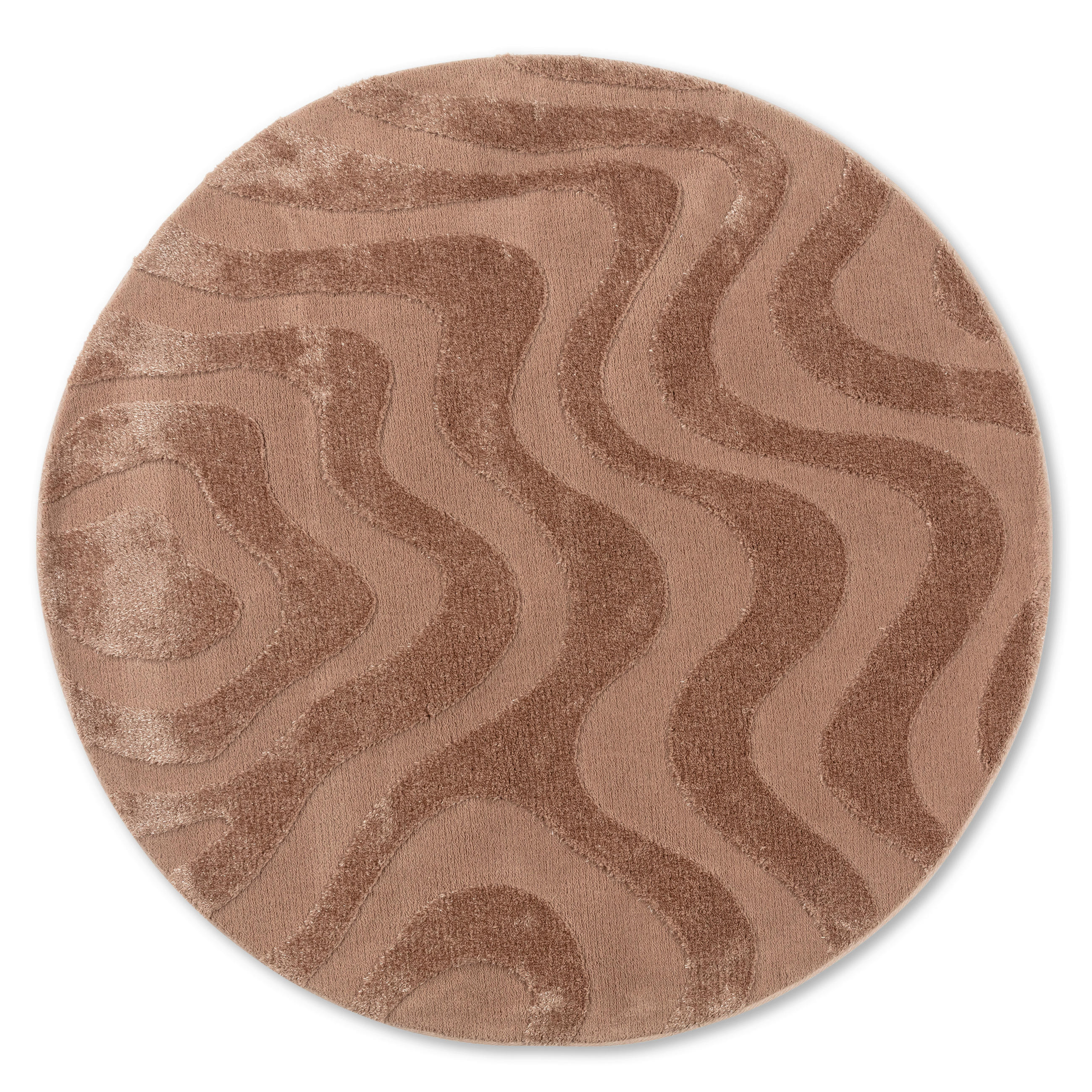 WEBTEPPICH 160 cm Blaze Braun  - Braun, Design, Textil (160cm) - Schöner Wohnen