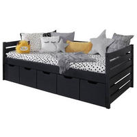 STAURAUMBETT 90/200 cm  in Grau  - Grau, MODERN, Holz (90/200cm) - MID.YOU