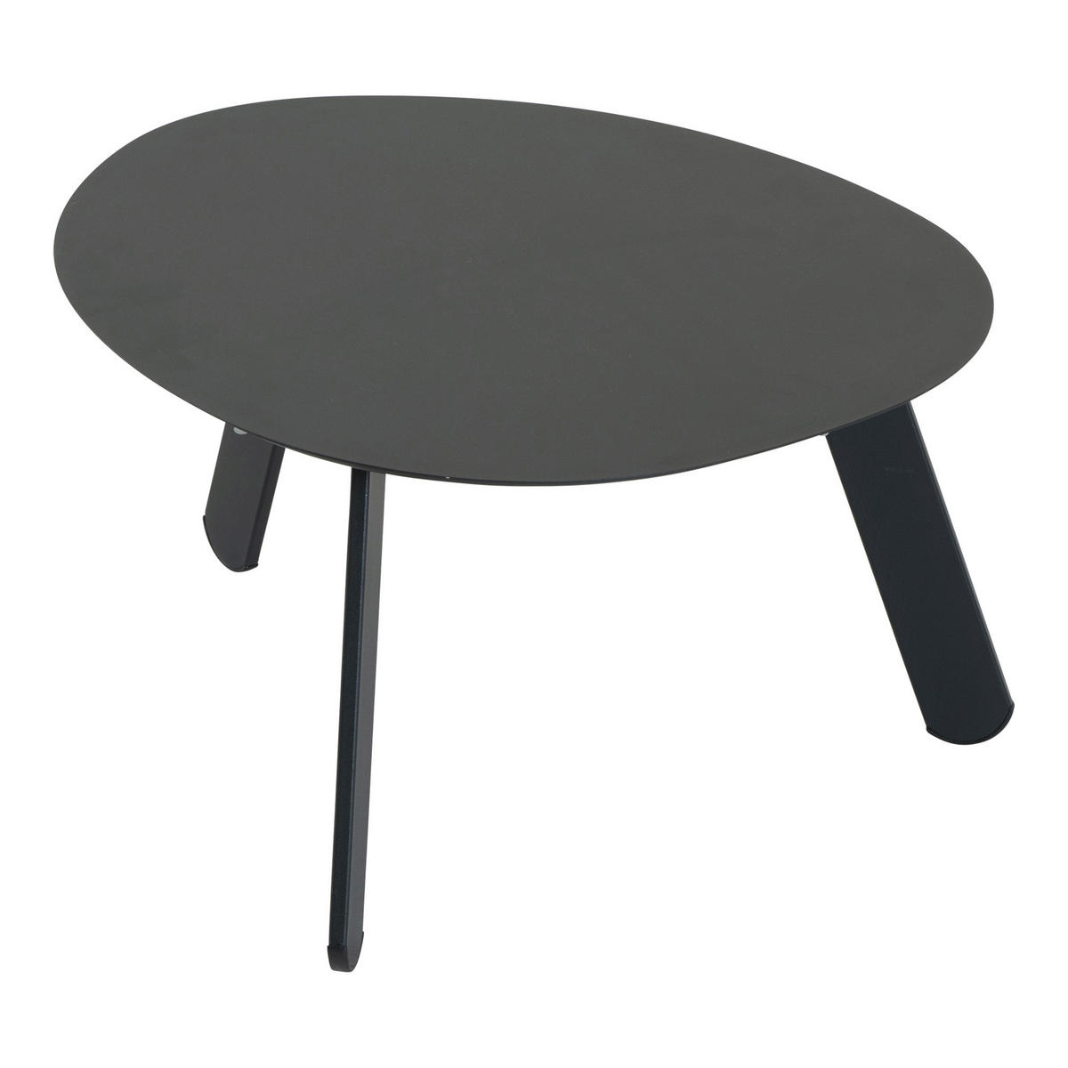 ZAHRADNÍ STOLEK, kov, 55/46/28 cm - černá, Moderní, kov (55/46/28cm) - Ambia Garden