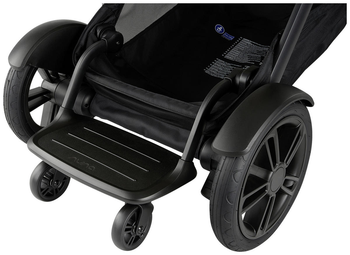 GESCHWISTERWAGEN Demi next  - Schwarz, Basics, Metall (63/123/83cm) - Nuna