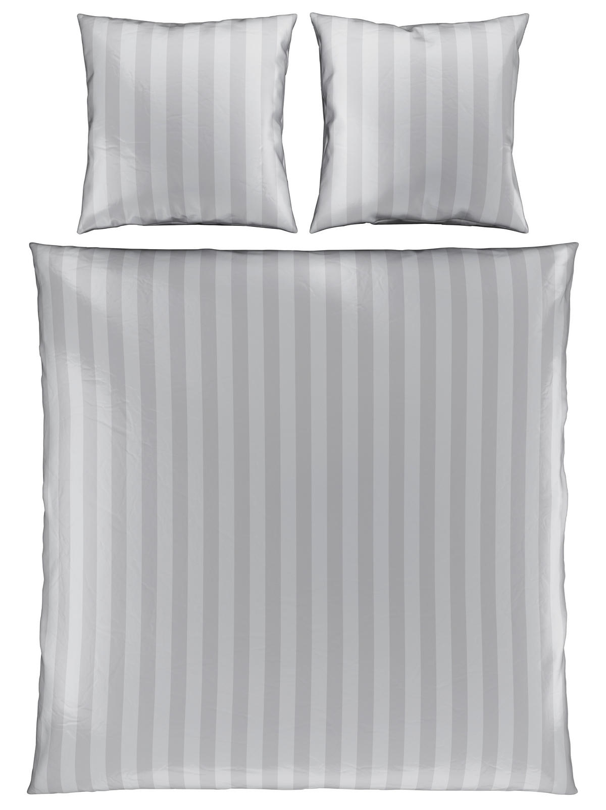 POVLEČENÍ, satén, barvy stříbra, 200/200 cm - barvy stříbra, Konvenční, textil (200/200cm) - Novel