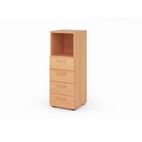 AKTENSCHRANK Buchefarben  - Buchefarben, Basics, Holzwerkstoff (40/110/41,7cm) - Venda