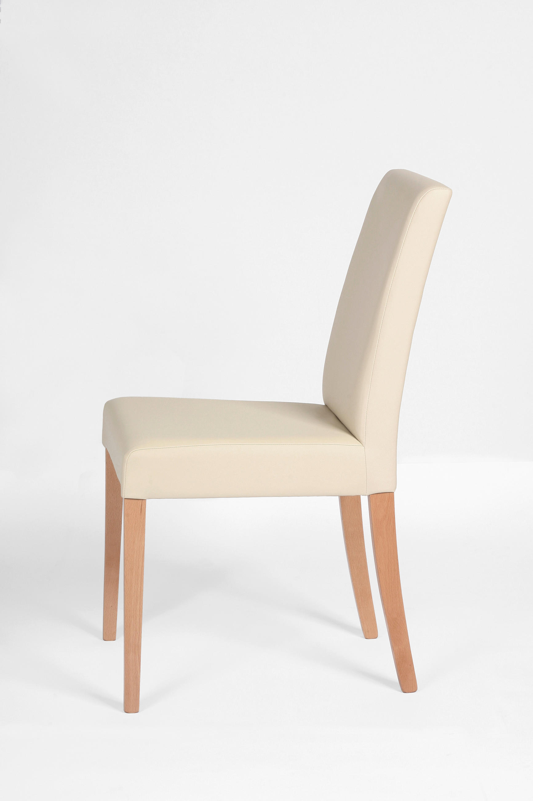 STOLICA  bež       - boja bukve/bež, Dizajnerski, drvo/tekstil (56,5/91/43,5cm) - Cantus
