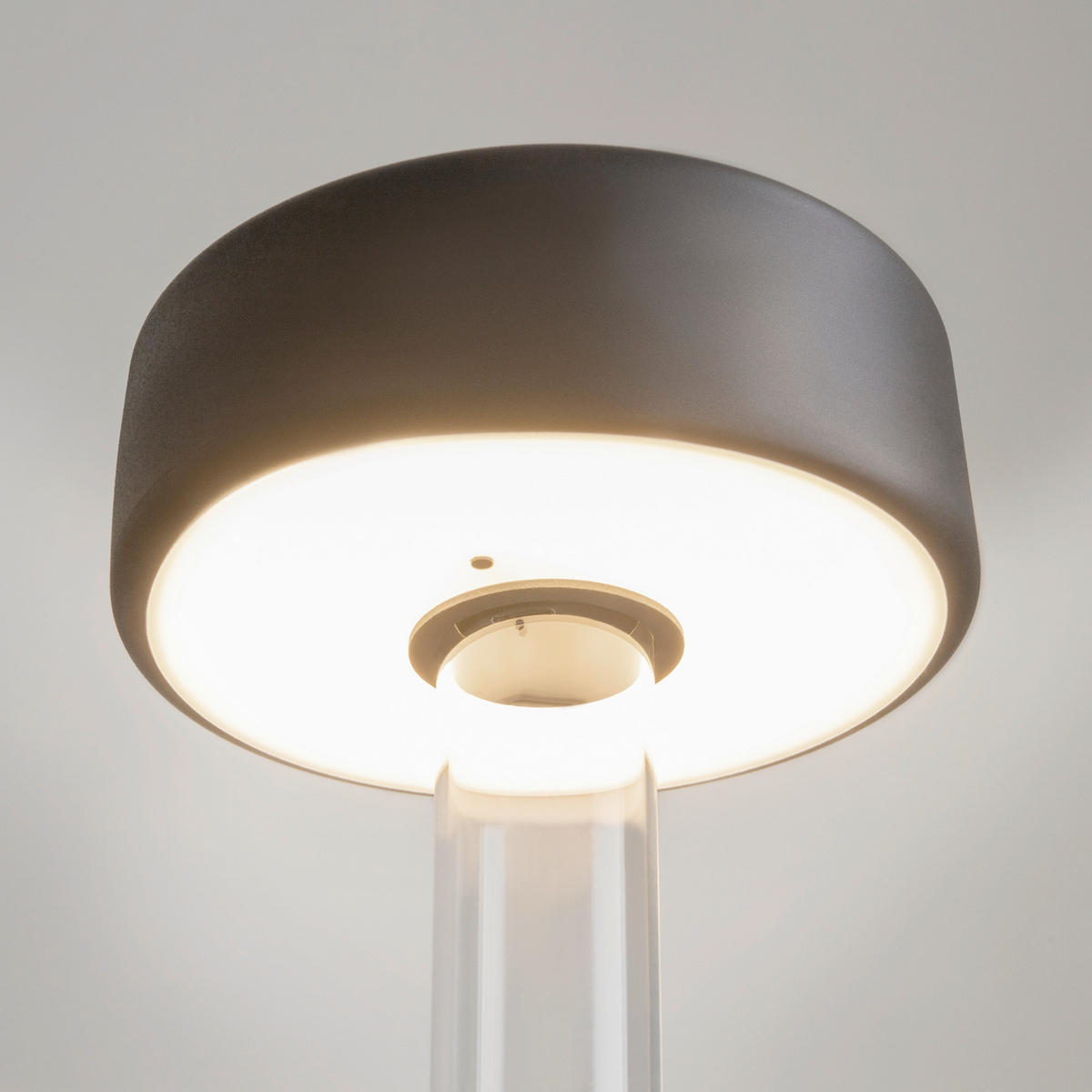 PORTABEL LAMPA AI Collaboration 12/34,8 cm   - svart/transparent, Design, metall/glas (12/34,8cm) - MAYTONI