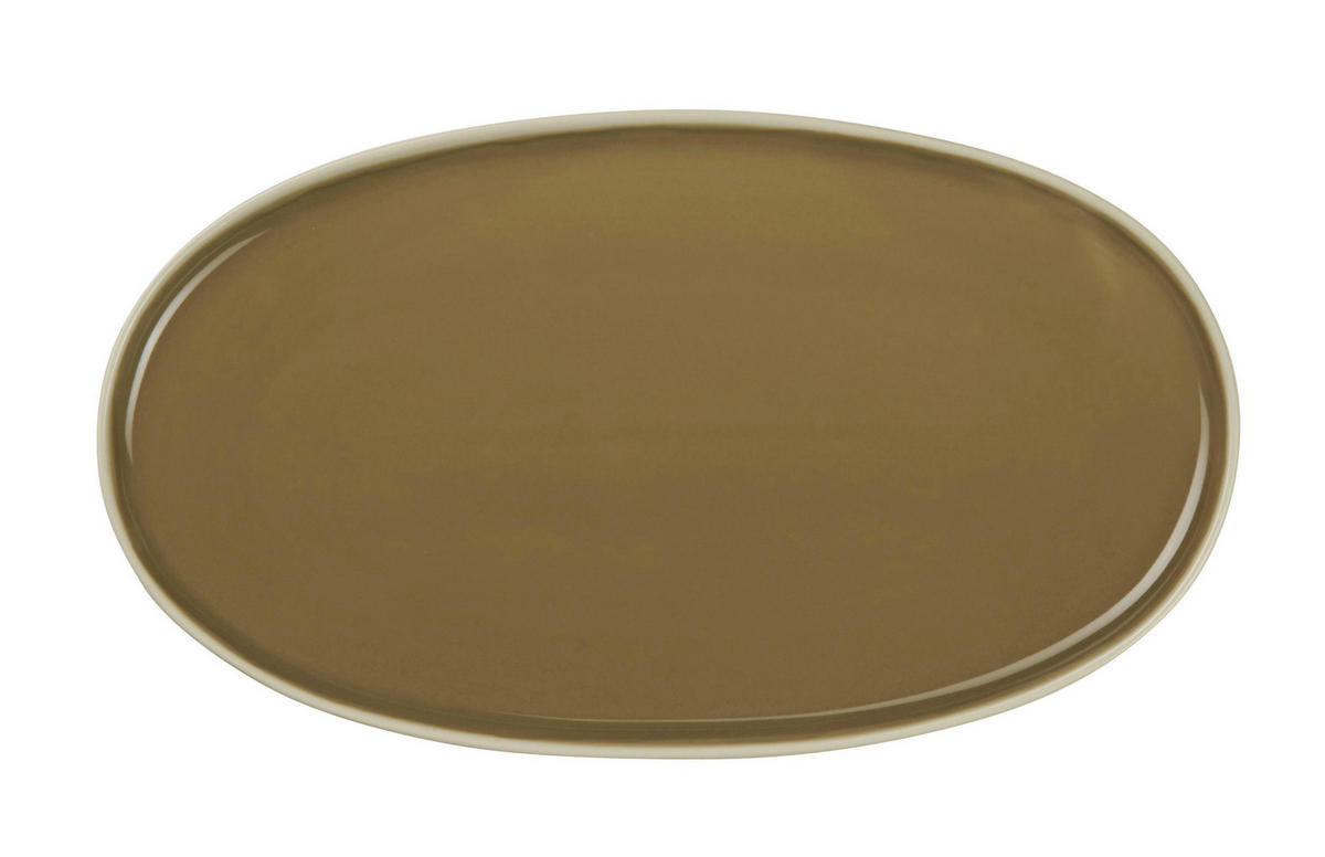 PLATTE  28,5/16 cm   - Karamell, Basics, Keramik (28,5/16cm) - ASA