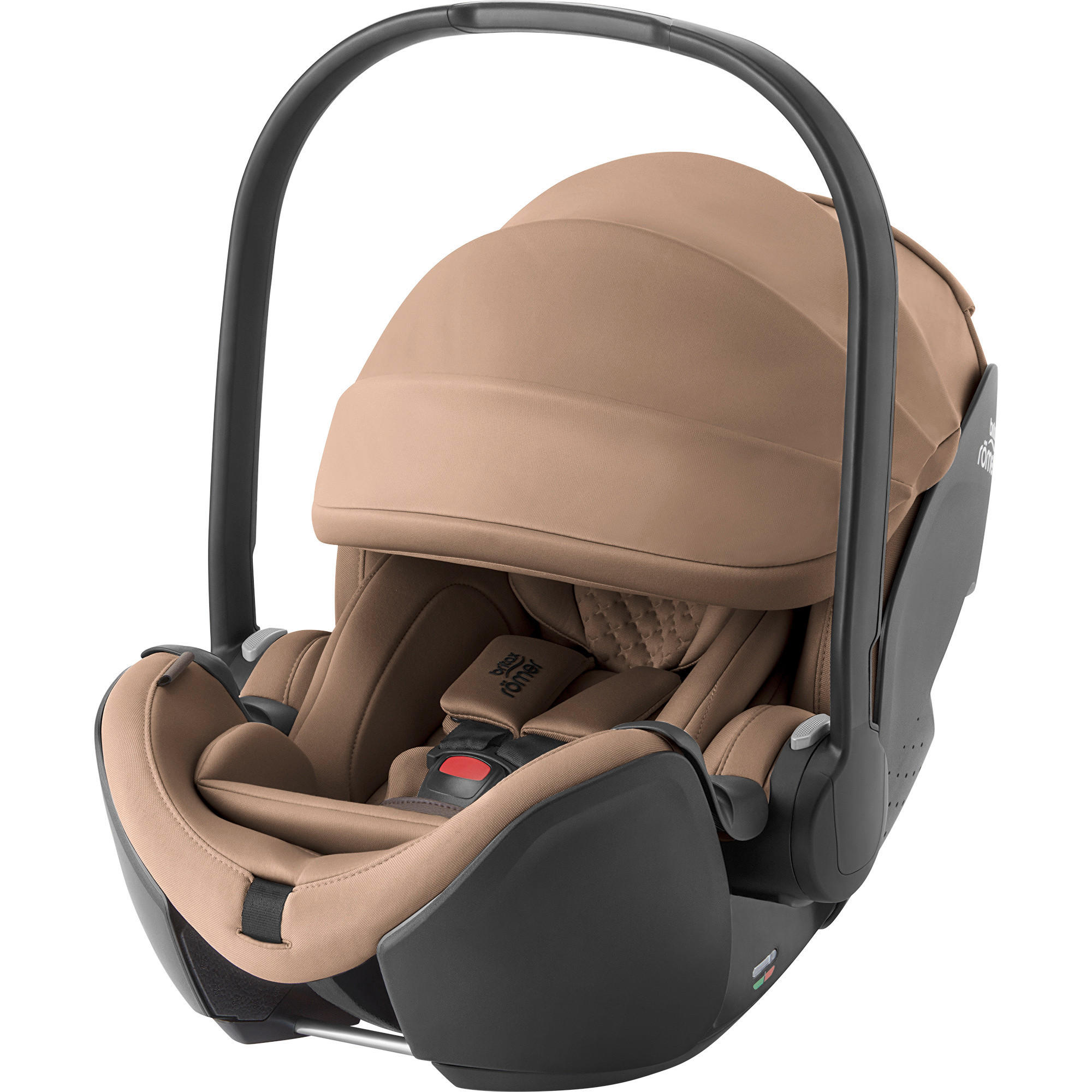 BABYSCHALE Baby-Safe Pro Warm Caramel   - Cognac, Basics, Kunststoff/Textil (44/62,5/65,5cm) - Britax Römer