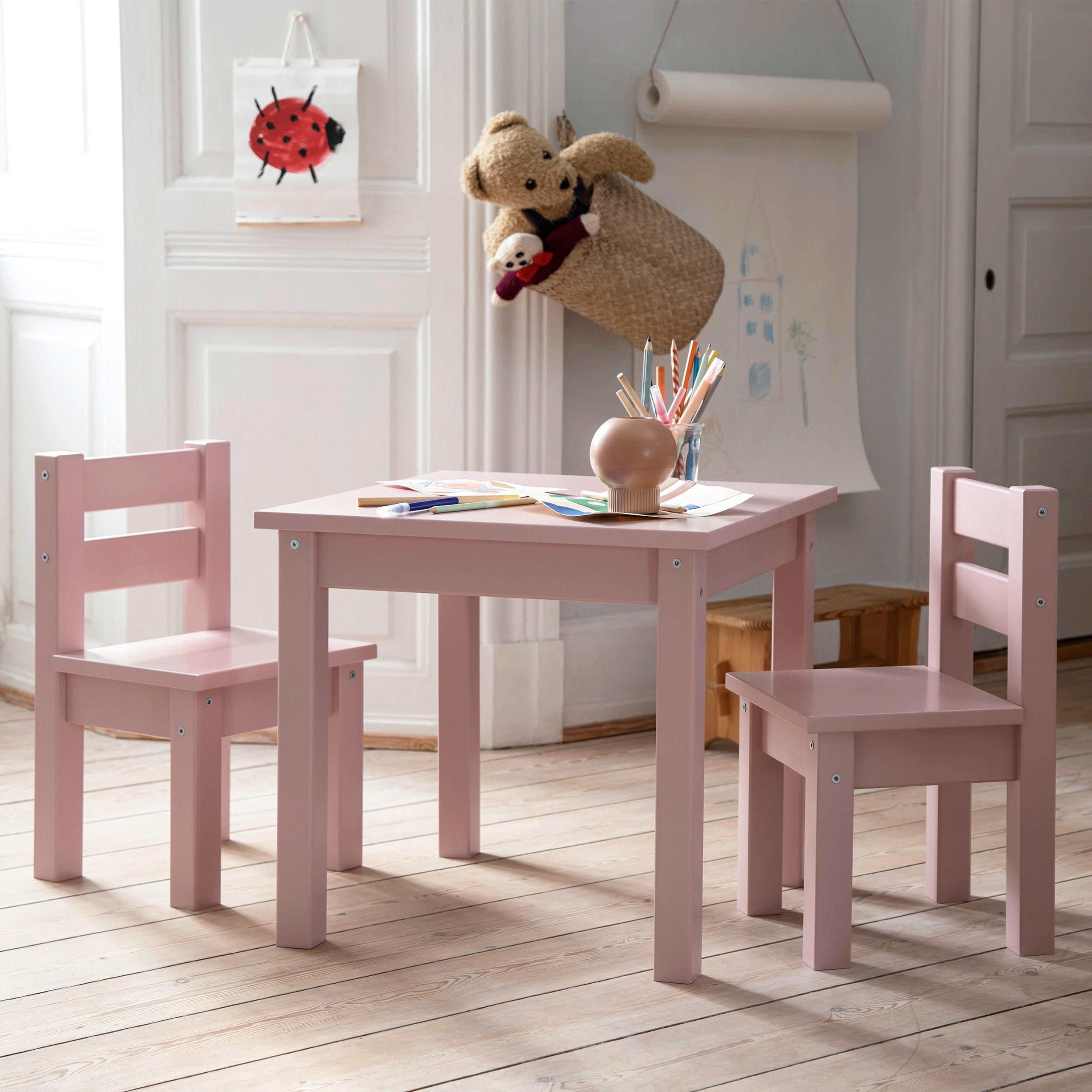 KINDERSITZGRUPPE Rosa  - Rosa, MODERN, Holz - MID.YOU
