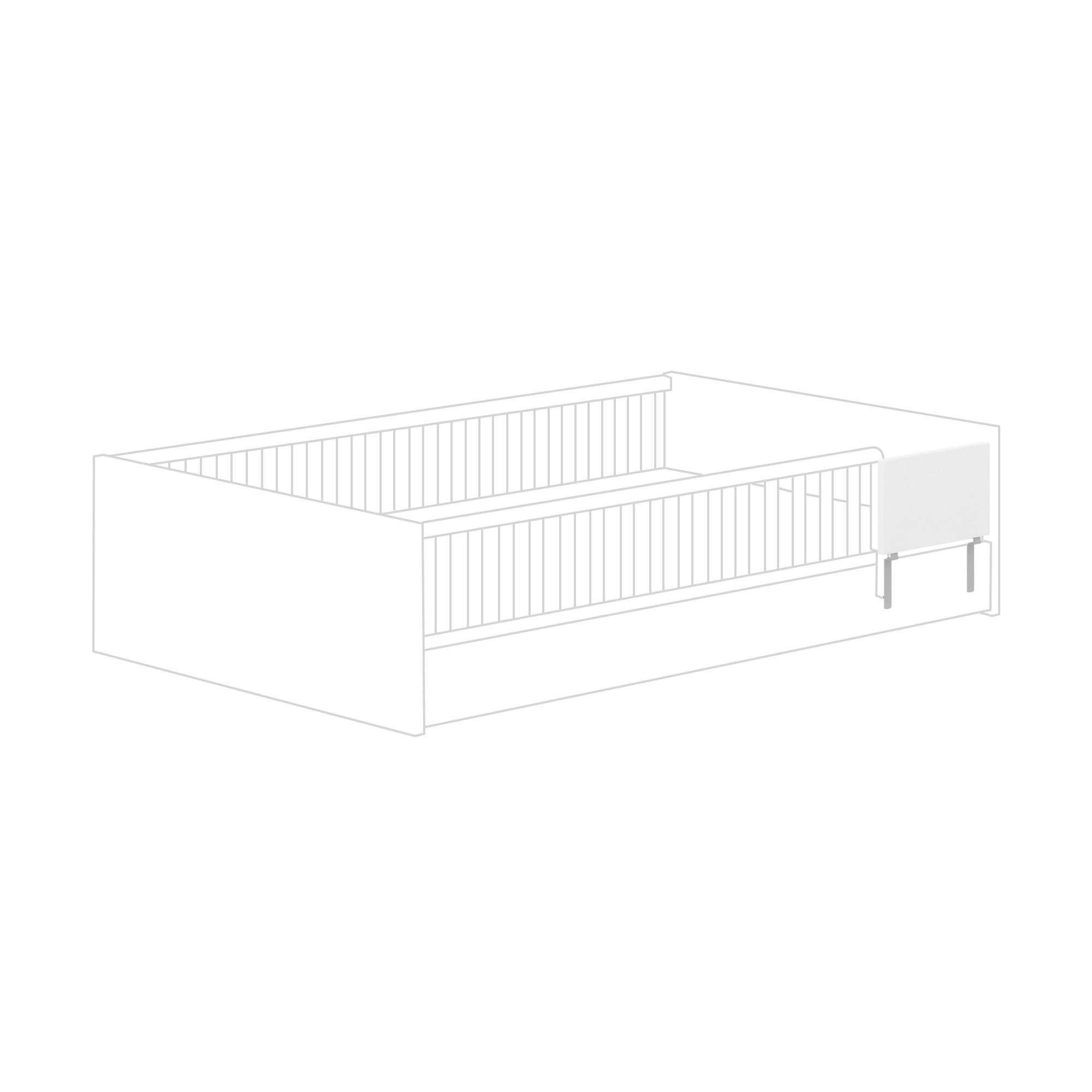 ABSTURZSICHERUNG  - Weiß, Basics, Holzwerkstoff (41,2/24,6/2,2cm) - Paidi