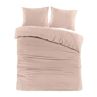 BETTWÄSCHESET Musselin 200/210 cm  100 cm/65 cm  - Beige, Basics, Textil (200/210cm) - Esposa