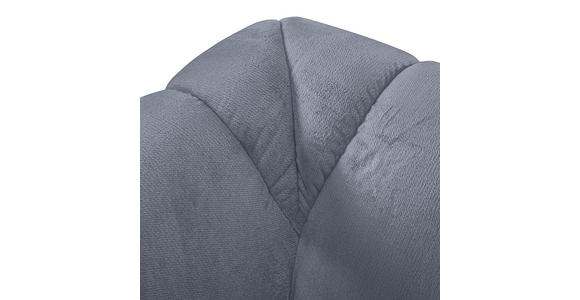 BIGSOFA Plüsch Petrol  - Petrol/Schwarz, KONVENTIONELL, Kunststoff/Textil (220/67/106cm) - Carryhome