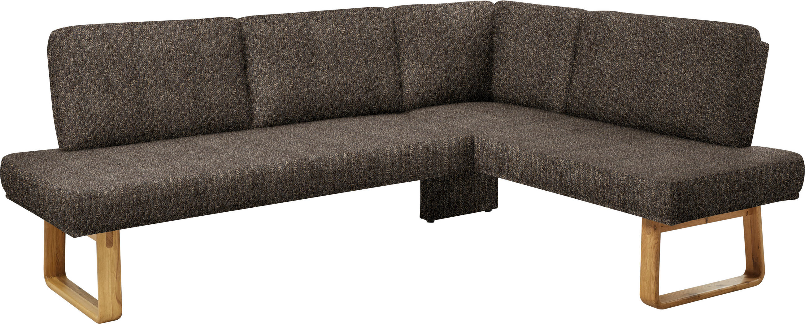 ECKBANK 240/174 cm  in Braun, Eichefarben  - Eichefarben/Braun, Design, Holz/Textil (240/174cm) - Dieter Knoll