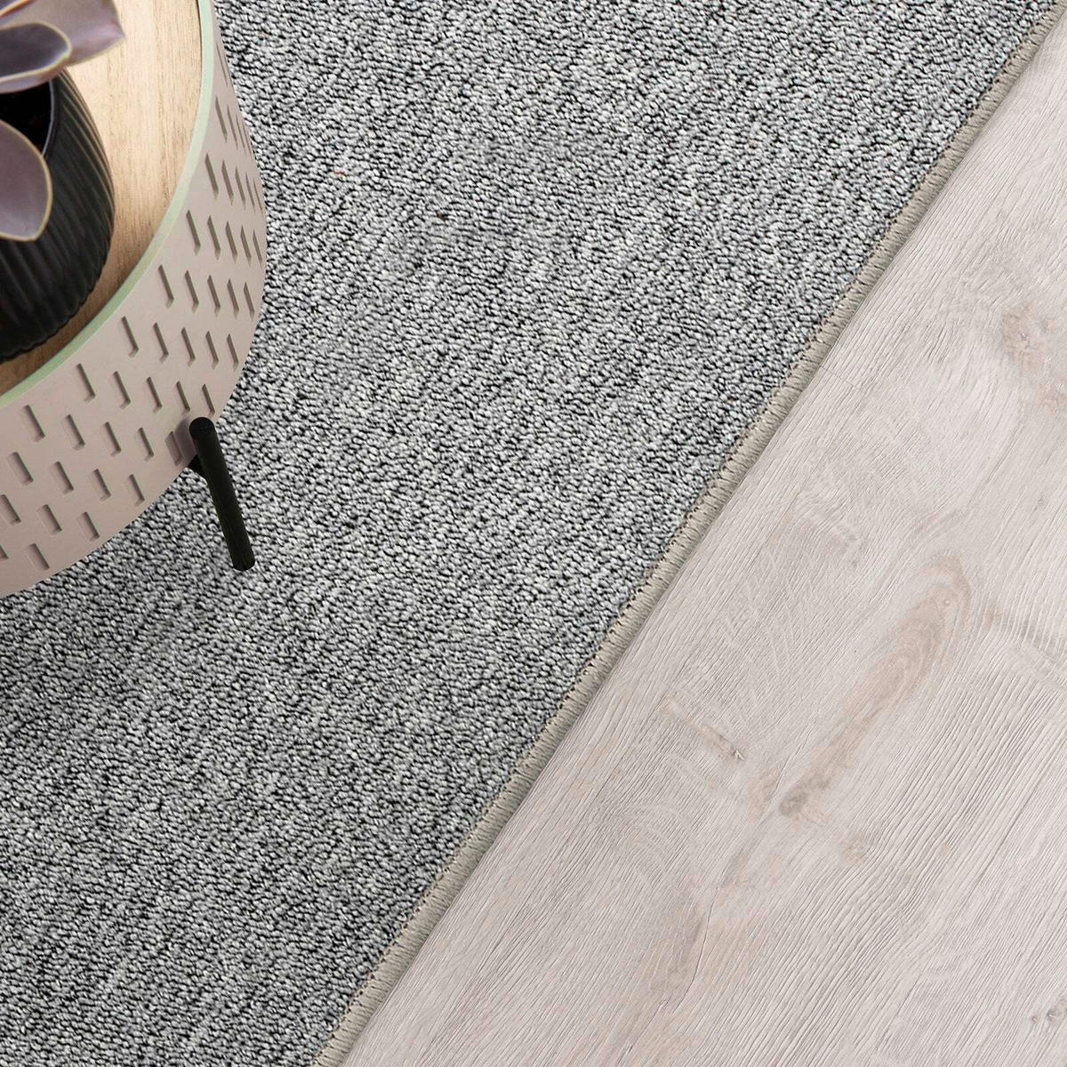 WEBTEPPICH  Wohnzimmer 80/150 cm London Grau rechteckig  - Grau, Basics, Kunststoff/Textil (80/150cm) - Floordirekt