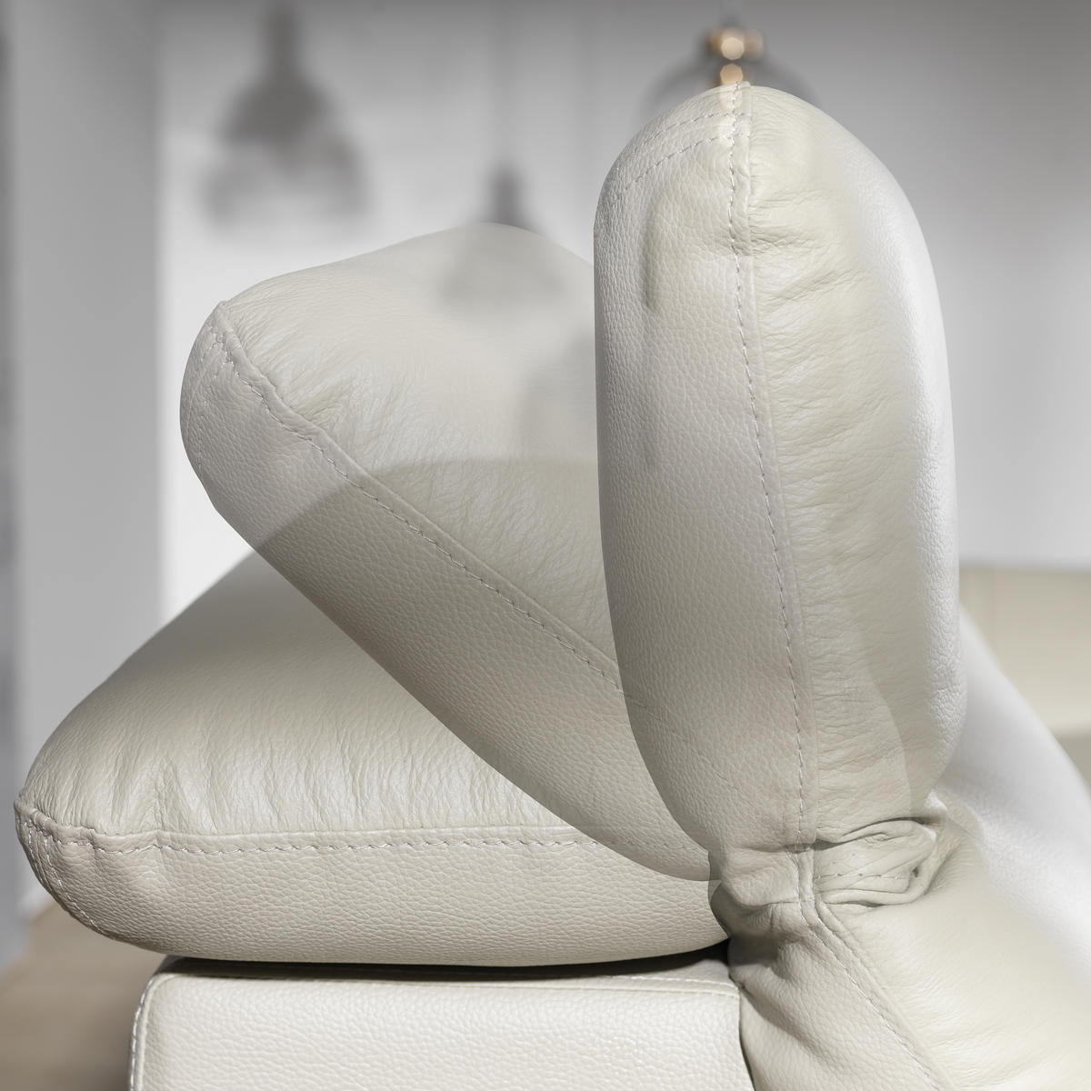 SEDEŽNA GARNITURA, videz usnja kombinacija pravega usnja/blaga umazano rjava  - barve kroma/umazano rjava, Design, kovina/tekstil (167/275cm) - Xora