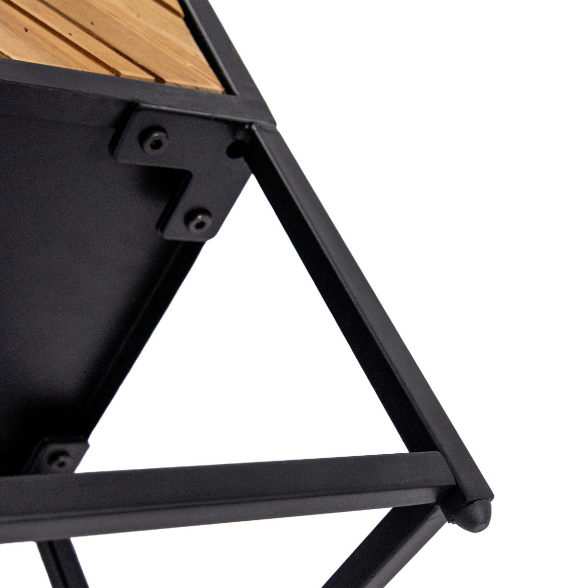 SIDEBOARD  in 63/70,5/32 cm  - Dunkelbraun/Schwarz, MODERN, Holz/Metall (63/70,5/32cm) - MID.YOU