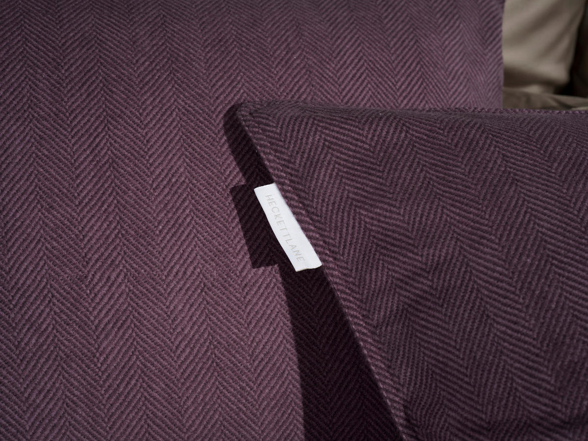 BETTWÄSCHE Spina Flanell 155/220 cm  - Dunkelrot, Basics, Textil (155/220cm)
