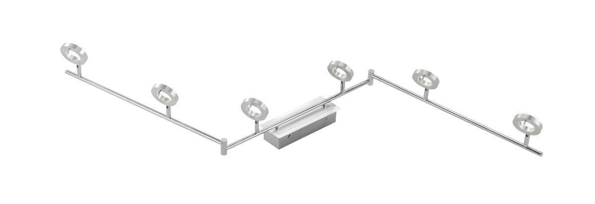 LED-DECKENLEUCHTE 177/127/22 cm   - Alufarben, Design, Kunststoff/Metall (177/127/22cm) - Paul Neuhaus
