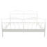 BETT 140/200 cm in Weiß - Weiß, Trend, Metall (140/200cm) - Carryhome BETT 140/200 cm in Weiß - Weiß, Trend, Metall (140/200cm) - Carryhome