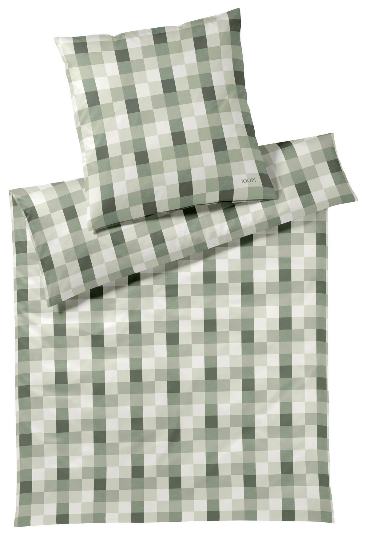 BETTWÄSCHE Makosatin 135/200 cm  - Grün, Design, Textil (135/200cm) - Joop!