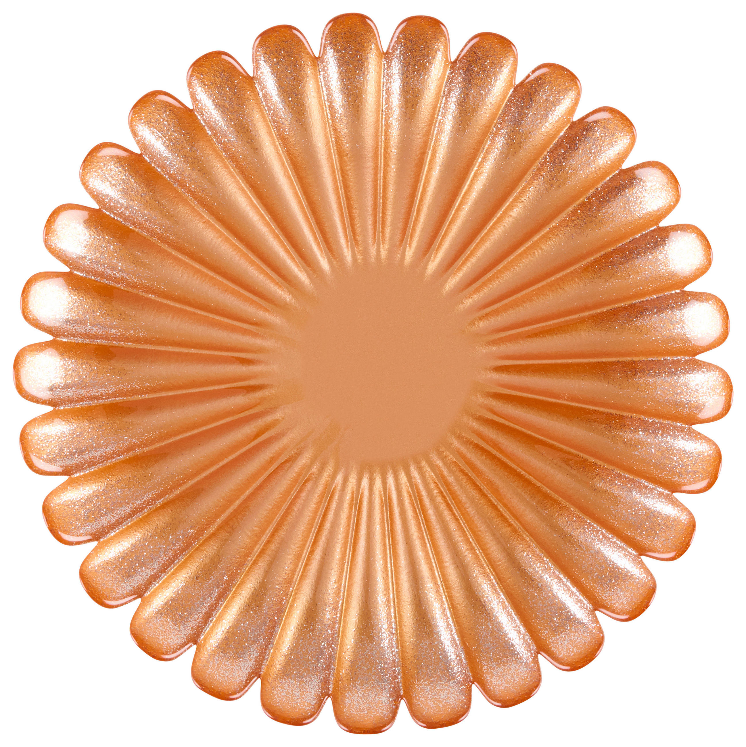 DÍSZTÁNYÉR  22 cm  - narancs, Trend, Üveg (22cm) - Ambia Home