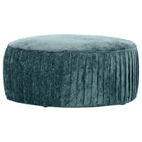 HOCKER Textil Türkis  - Türkis/Schwarz, Design, Kunststoff/Textil (75/38/75cm) - Landscape