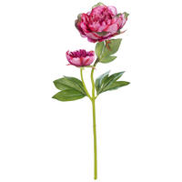 KUNSTBLUME - Grün, Basics, Kunststoff/Textil (60cm)