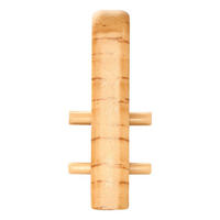 SOCKELLEISTENVERBINDUNGSSTÜCK Eichefarben  - Eichefarben, Basics, Kunststoff - Homeware