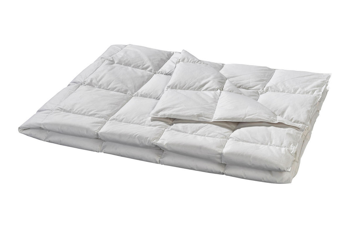 GANZJAHRESDUVET 160/210 cm Jumana Light  - Weiss, Basics (160/210cm) - Billerbeck